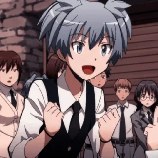 🦋 emoji nagisa shiota @stikeranimeniebg Telegram sticker 15 of 28