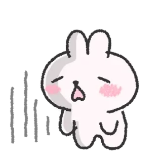 🐰 emoji doodle baby bun @stickieri Telegram sticker 7 of 24