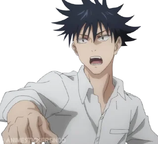 🦅 emoji Jujutsu Kaisen ➜ @AnimeStickersIndo Telegram sticker 13 of 60