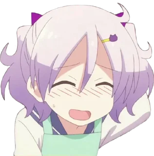 💜 emoji Tonikaku Kawaii ➜ @AnimeStickersIndo Telegram sticker 24 of 35