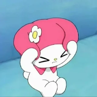 🫣 emoji 𓏲࣪  melody unfilt! {❀- @scribbnle} Telegram sticker 11 of 15
