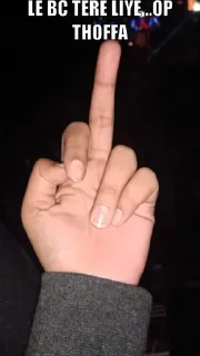 🖕 emoji @ItzMe_Cutuu 🦋🦋@stickers_gifs_store Telegram sticker 5 of 120