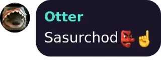 🙂 emoji Otter Telegram sticker 23 of 37