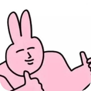 👍 emoji MyFriendRabbitz @urieloriel Telegram sticker 21 of 79