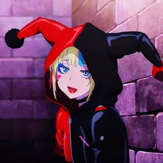 🌟 emoji Harley Quinn by @Butterflybytess Telegram sticker 7 of 53