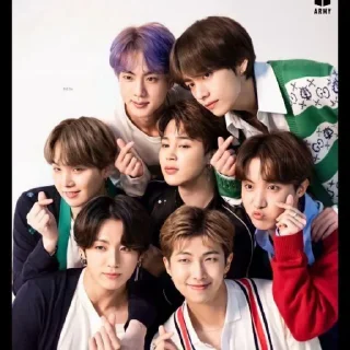Sticker from BTS OT7