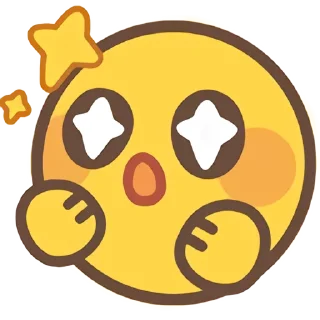 🤩 emoji 小黄豆表情包 Telegram sticker 15 of 105