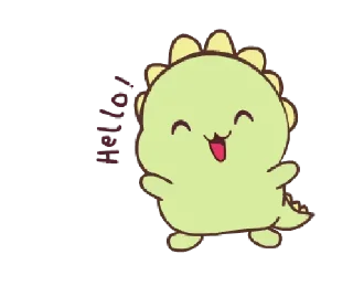 🦕 emoji ꒰ㅅ´ ˘ `꒱ ♡ @ikmut! Telegram sticker 7 of 24