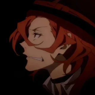 〰 emoji Chuuya Nakahara @Animecouplegallery Telegram sticker 10 of 77