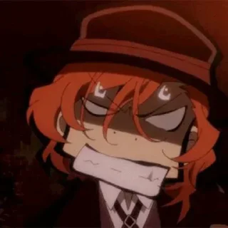 〰 emoji Chuuya Nakahara @Animecouplegallery Telegram sticker 7 of 77