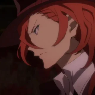 🎩 emoji Chuuya nakahara :: @cylsdiarys Telegram sticker 10 of 30