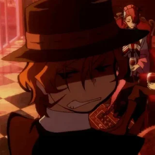〰 emoji Chuuya Nakahara @Animecouplegallery Telegram sticker 11 of 77