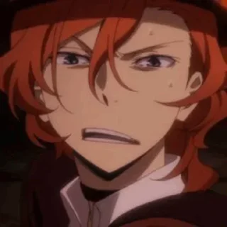 〰 emoji Chuuya Nakahara @Animecouplegallery Telegram sticker 22 of 77