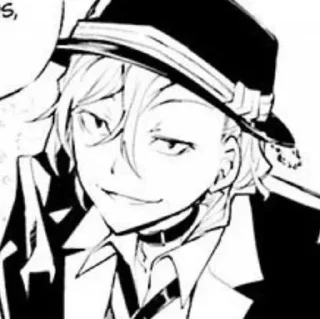 🍥 emoji Nakahara chuuya Telegram sticker 5 of 22