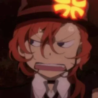 〰 emoji Chuuya Nakahara @Animecouplegallery Telegram sticker 23 of 77