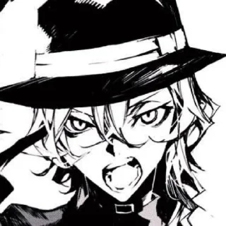 🍥 emoji Nakahara chuuya Telegram sticker 15 of 22