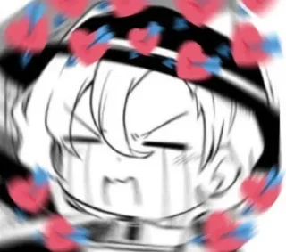 😭 emoji Nakahara Chuuya — @GRAVlTY Telegram sticker 7 of 46