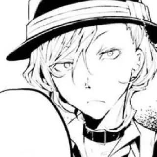 🍥 emoji Nakahara chuuya Telegram sticker 7 of 22
