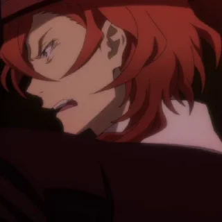🎩 emoji Chuuya nakahara :: @cylsdiarys Telegram sticker 19 of 30
