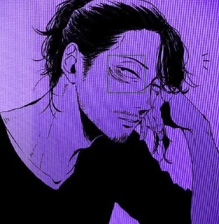 ✨ emoji Anime boys purple aesthetic @XLucy_XD Telegram sticker 21 of 65