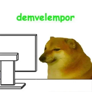 🤓 emoji @stickerbags Cheems Doge Pack 2 (@CalsiBot) Telegram sticker 17 of 62