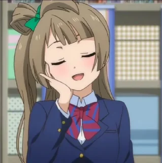 🍰 emoji 𔘓 kotori minami : @nicoyazawaa Telegram sticker 14 of 61