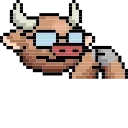 Sticker from lihkg cow