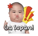 😡 emoji Baby Tatan Telegram sticker 24 of 25