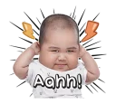 😡 emoji Baby Tatan Telegram sticker 10 of 25