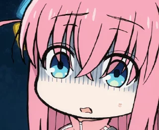 😨 emoji ぼっち・ざ・ろっく！(@sticker_freehk) Telegram sticker 12 of 50