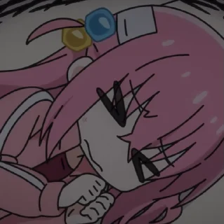 😣 emoji ぼっち・ざ・ろっく！(@sticker_freehk) pack 4 Telegram sticker 5 of 50
