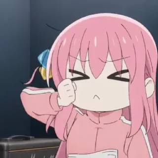 😵 emoji ぼっち・ざ・ろっく！(@sticker_freehk) Telegram sticker 11 of 50