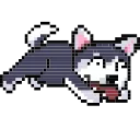 🏃‍♂️ emoji LIHKG Husky Animated (Unofficial) Telegram sticker 19 of 30