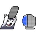 💻 emoji LIHKG Husky Animated (Unofficial) Telegram sticker 18 of 30