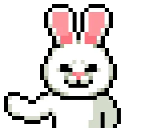 🕺 emoji LIHKG Rabbit Animated (Unofficial) Telegram sticker 18 of 42