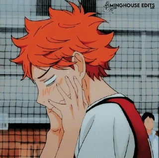 🍊 emoji Hinata Shoyo🍊 Telegram sticker 15 of 40