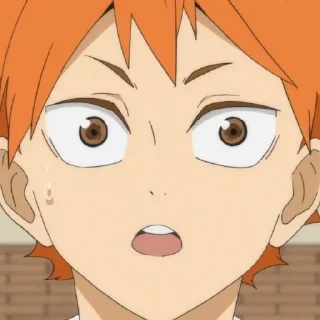 ☀️ emoji Hinata shoyo @anime_stickersidn Telegram sticker 14 of 120