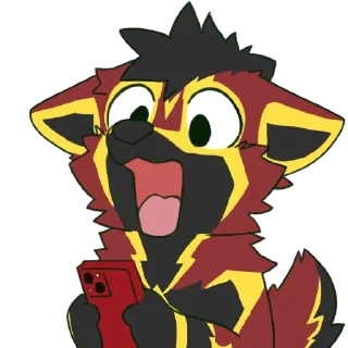 😱 emoji Kagetsu Shocked Faces Telegram sticker 14 of 16