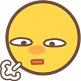 😐 emoji Bili 小黄豆 @zigou23 Telegram sticker 14 of 111