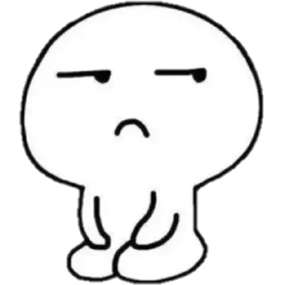 😒 emoji New Telegram sticker 16 of 109
