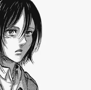 🧣 emoji Mikasa Ackerman. Telegram sticker 13 of 109