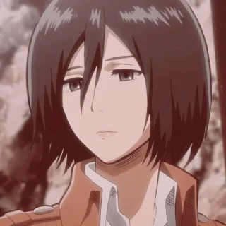 💗 emoji Mikasa ackerman @TikelAnimeXixixi Telegram sticker 11 of 35