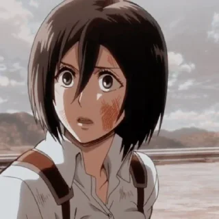 🍂 emoji Mikasa Ackerman Telegram sticker 5 of 58