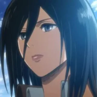 🍂 emoji Mikasa Ackerman Telegram sticker 18 of 58