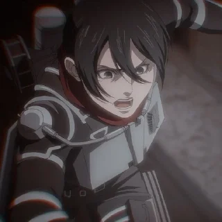 😭 emoji Mikasa Ackerman Telegram sticker 20 of 114