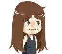 😢 emoji Jenny @tikelku Telegram sticker 8 of 102