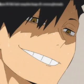 ⛔ emoji Kuroo Tetsuro @anime_stickersidn Telegram sticker 13 of 113