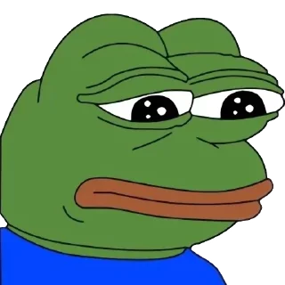 😔 emoji Pepe Telegram sticker 6 of 78