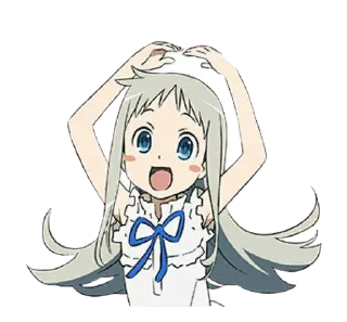🦹‍♀️ emoji Anohana @animestickerchannel Telegram sticker 2 of 74