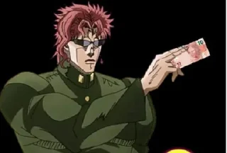 😏 emoji Jojo @animestickerchannel Telegram sticker 19 of 45
